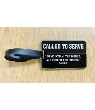 Called to Serve Metal Luggage Tag Large
