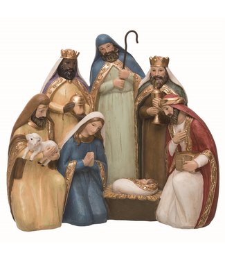 Resin Traditional Nativity Decor
