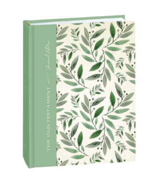 The Old Testament, Journal Edition, Green Floral (No Index) by Deseret Book Company
