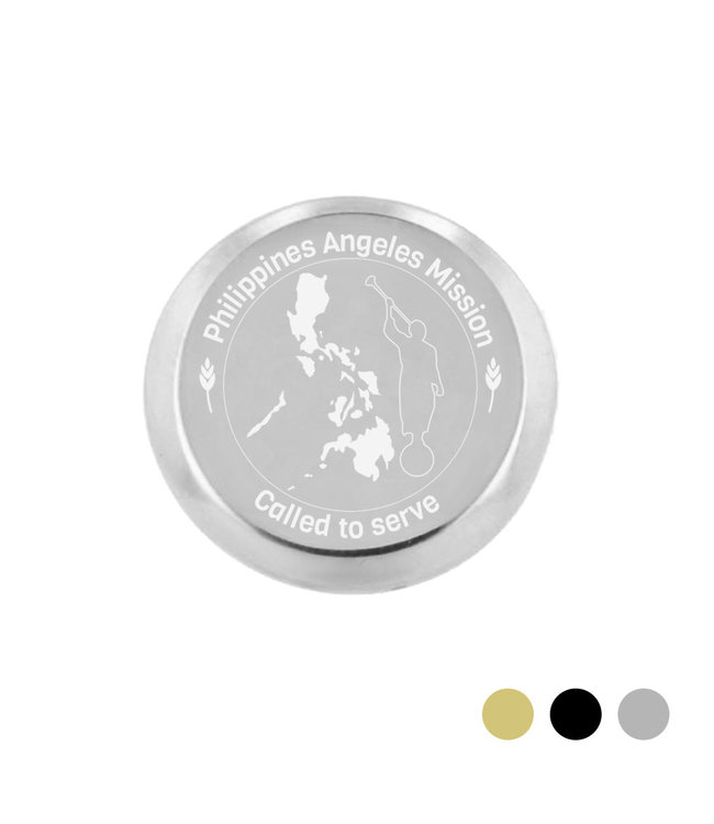 Philippines Mission Pin silver finish