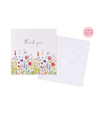 Flower Thank You Card