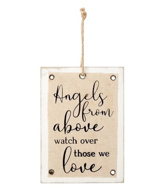 Angels From Above Hanging Sign