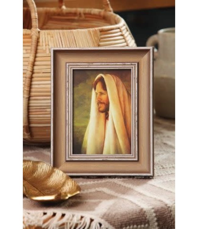 Gentle Healer 5x7 Accent Gold Frame Greg Olsen