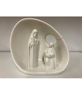 Accent Holy Family Cavern White (5"x 6")