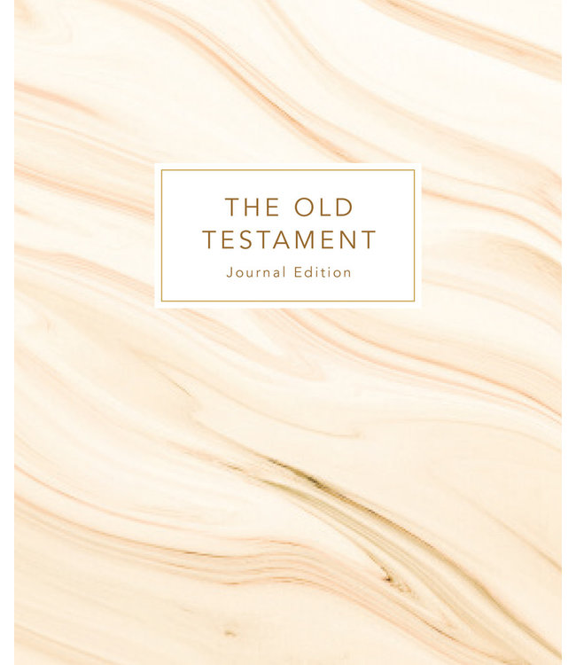 The Old Testament, Journal Edition, Plain Unlined (No Index) Marble