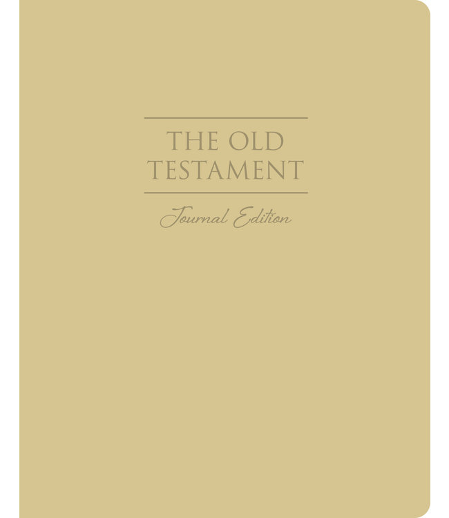 The Old Testament, Journal Edition, Large Print Faux Leather Unlined (No Index)