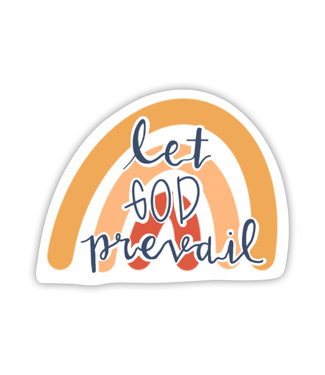 Let God Prevail Vinyl Sticker