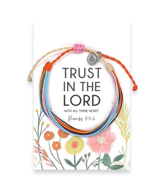 2022 Trust in the Lord Youth Theme, Friendship Thread Bracelet & Card