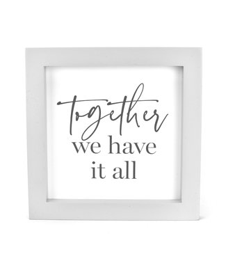 MOMENTS WALL PLAQUE - TOGETHER 22CM