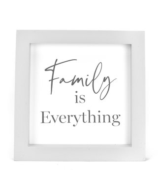 MOMENTS WALL PLAQUE - FAMILY IS EVERYTHING 22CM