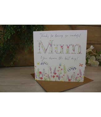 Wonderful Mum Card