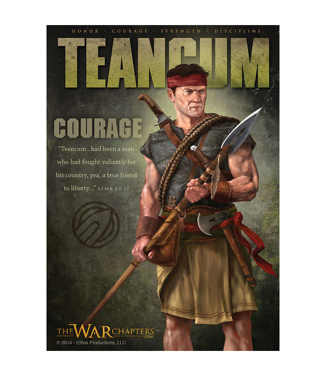 Epic Hero Posters. Teancum 18"x 24"