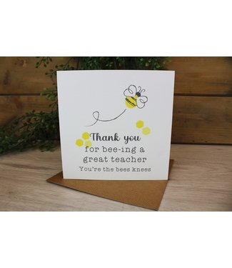 TEACHER BEE CARD