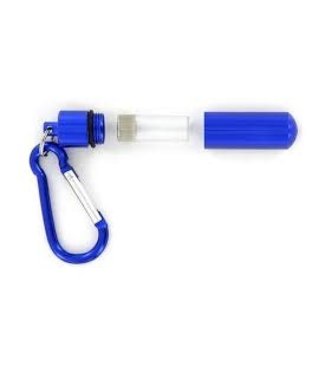 Oil Vial With Carabiner Blue