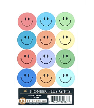 Bright Smiley Sticker-6 Pack