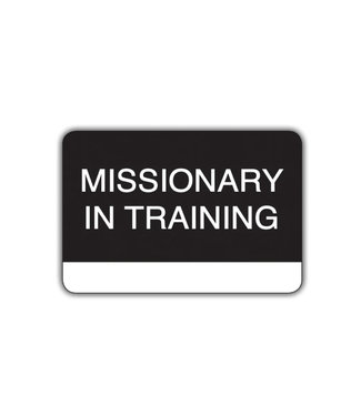 Missionary in Training Slip-on Badge