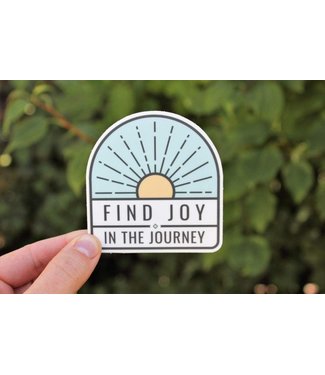 Find Joy In The Journey Vinyl Sticker