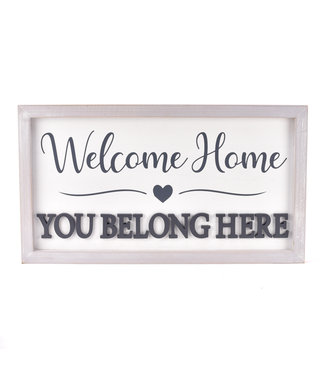 HESTIA WOODEN WALL DECOR 'WELCOME HOME