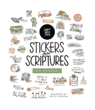PRE ORDER Don't Miss This in the New Testament Sticker Set by Becky Higgins
