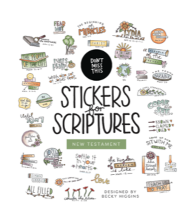 Don't Miss This in the New Testament Sticker Set by Becky Higgins