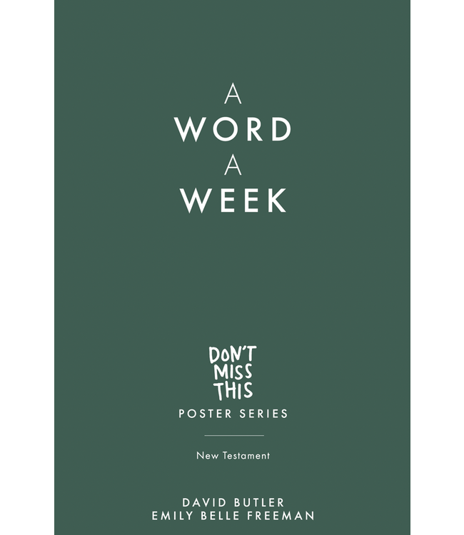Don't Miss This in the New Testament Word a Week Poster Set