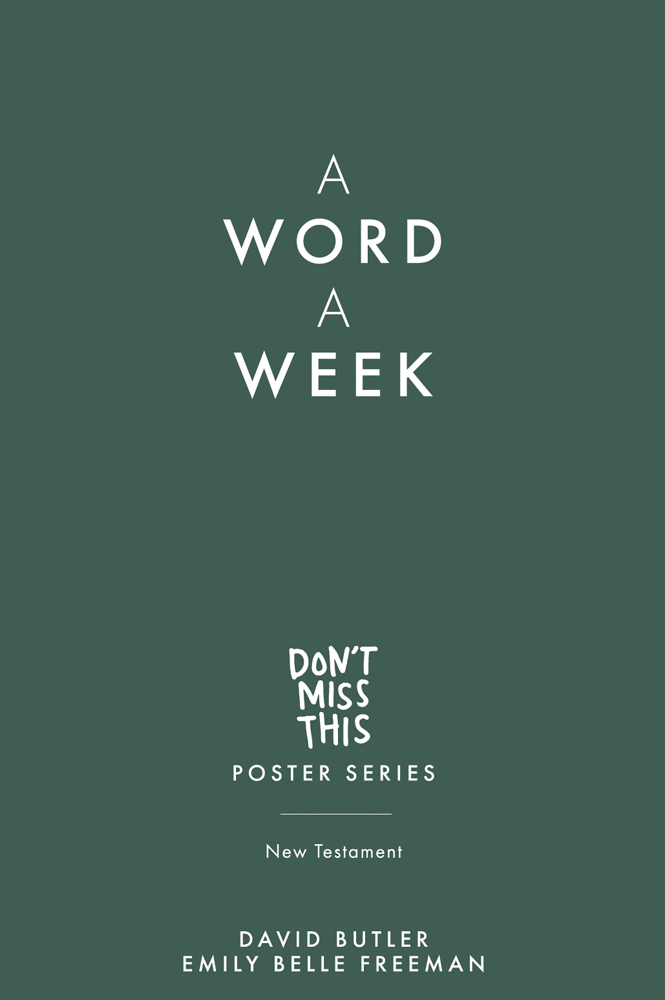 Don't Miss This in the New Testament Word a Week Poster Set
