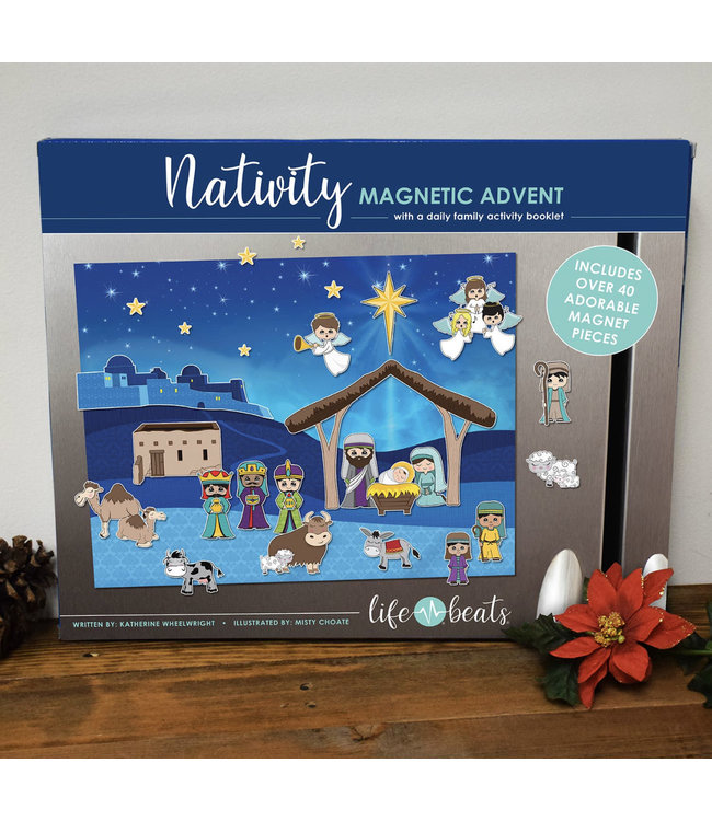 Nativity Magnetic Advent Calendar ldsbookuk com