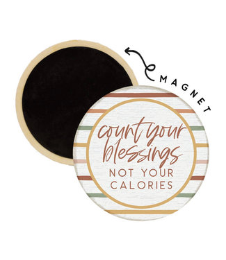 Count Blessings Calories - Round Magnets