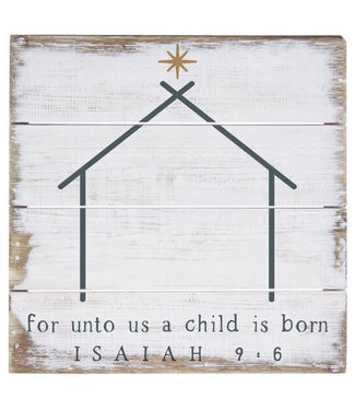 Isaiah 9:6 - Perfect Pallet Petites  6" x 6" x 1"