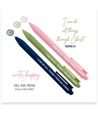 I Can Do All Things Through Christ LDS Youth Theme  - pink pen