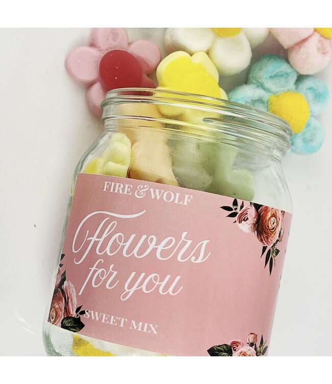 Flowers For You Sweets in a Jar