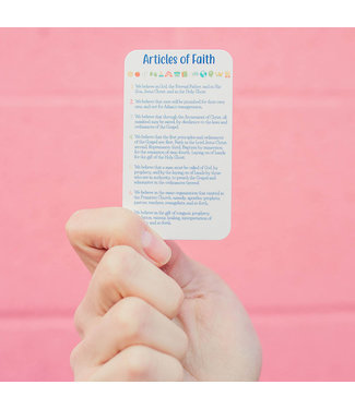 Articles of Faith Pocket Card - Kids