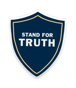 Inspirational Sticker Stand For Truth