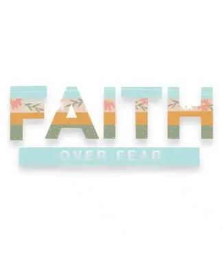 Inspirational Sticker Faith Over Fear