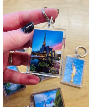 Temple Keyring - Portrait Sunset