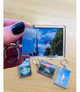 Temple Keyring - Spire Union Jack