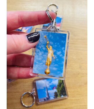 Temple Keyring - Angel Moroni