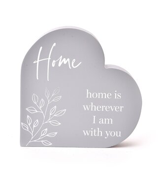 Moments Heart Plaque - Home