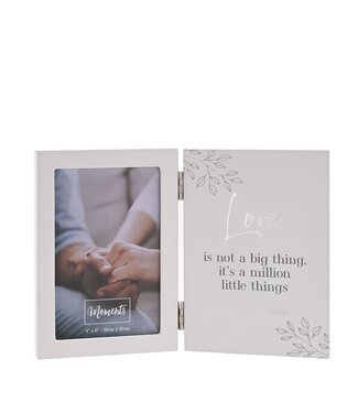 MO146 Moments Hinged Photo Frame Love