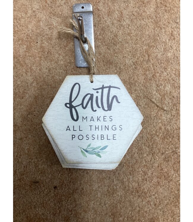 Faith Possible -  Honeycomb Ornaments