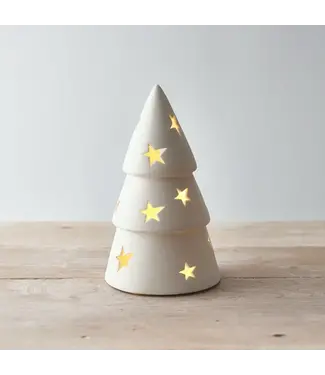 Gainsborough Gift Star Ceramic Christmas Tree, 18cm