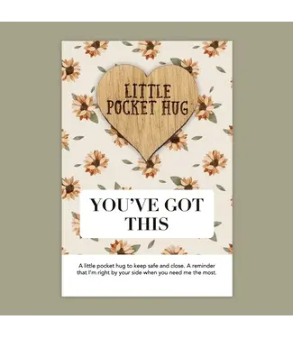 Gainsborough Gift You've Got This, Pocket Hug, 8.5cm