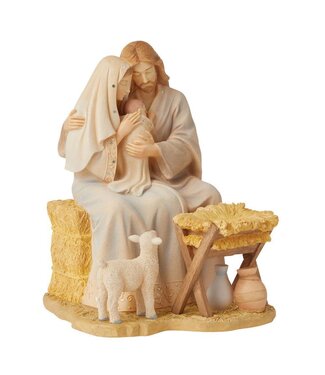 Lamb of God Holy Family Nativity by Enesco