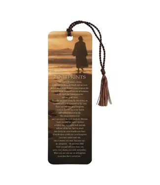 Footprints Tassel Bookmark