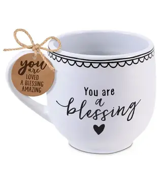 Mug Artisan Doodles You Are A Blessing 18 oz