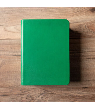 Hand-Bound Genuine Leather Quad - Kelly Green