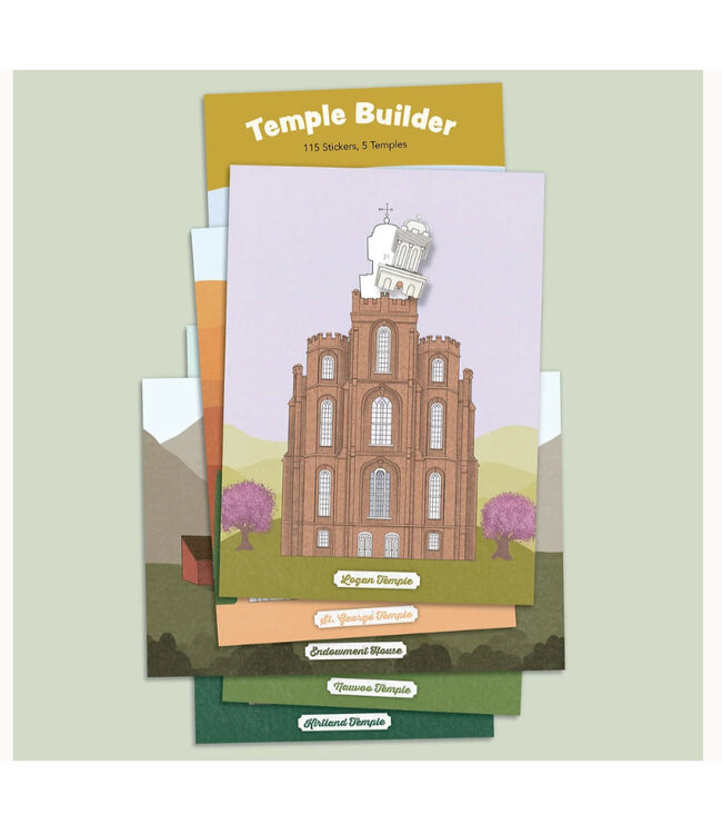 onthemorrow Temple Builder Set of 5 Sticker Pages
