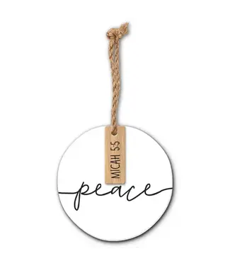 Christmas Ornament Simply Peace