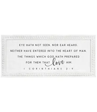 I Corinthians 2:9 - Beaded Art Rectangles