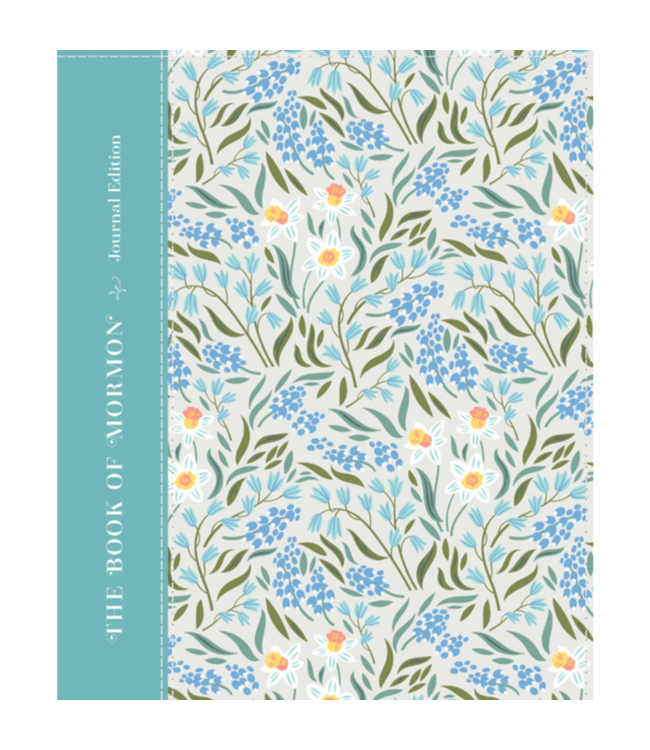 Book of Mormon Journal Edition Aqua Floral (NEW 2024)